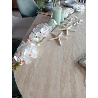 Mesa comedor BEIGE piedra sintética 180 x 90 x 76 (NUEVA ENTRADA 2º QUINCENA JULIO) - Imagen 2