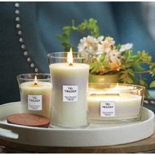 Vela aromática MINI - Vainilla & Sea Salt - mecha de madera natural - Imagen 2